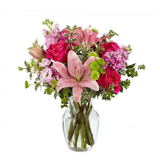 Bouquet of Flowers Pink Posh